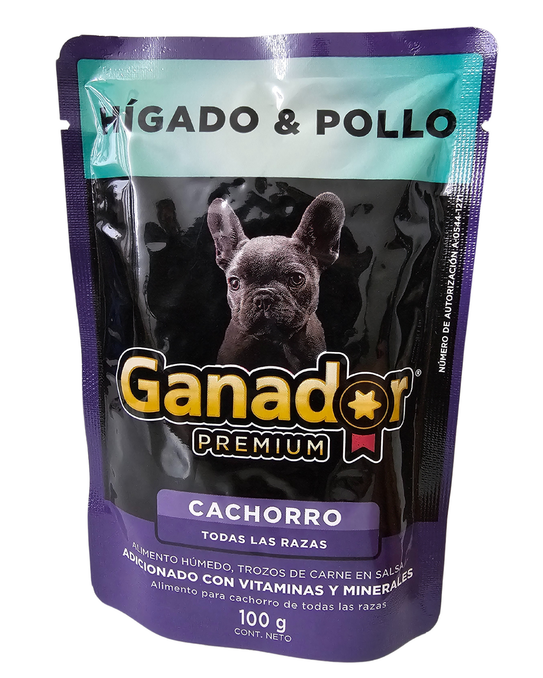 GANADOR PREMIUM ALIMENTO HUMEDO CACHORRO HÍGADO & POLLO