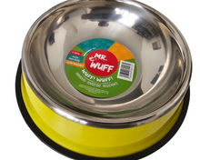 Cargar imagen en el visor de la galería, Plato para Perro Mr. Wuff - Acero Inoxidable (27 Onzas)
