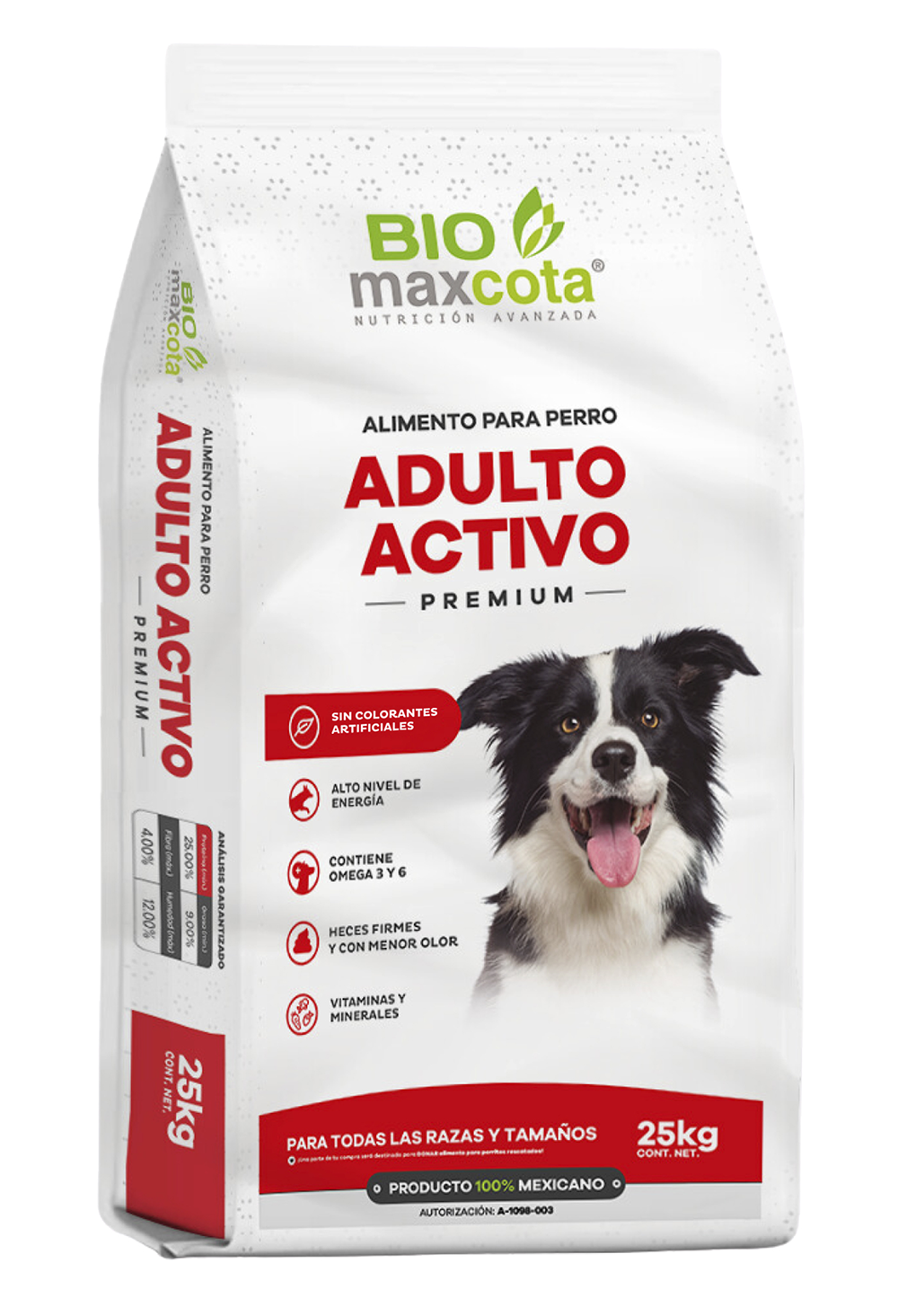 Biomaxcota Adulto Activo 25k
