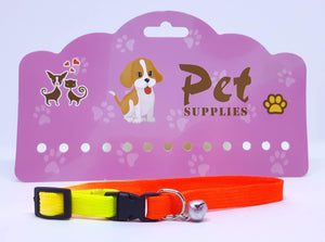 Collar multicolor con cascabel 1 x 30 cm