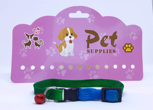 Collar multicolor con cascabel 1 x 30 cm