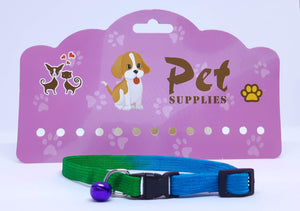 Collar multicolor con cascabel 1 x 30 cm