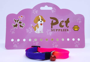 Collar multicolor con cascabel 1 x 30 cm
