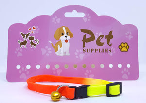 Collar multicolor con cascabel 1 x 30 cm