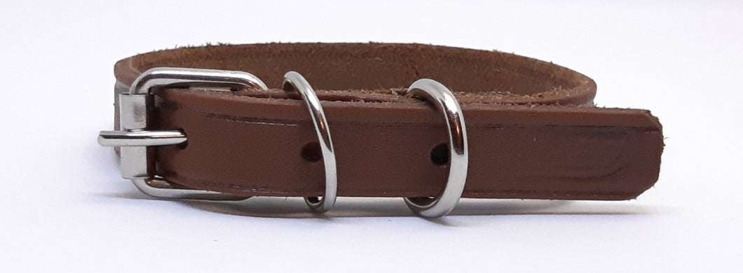 Collar de piel 1cm ancho