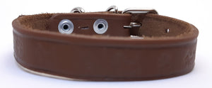 Collar de piel 1cm ancho
