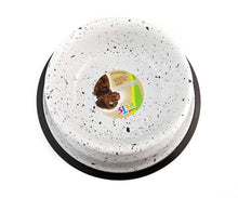 Cargar imagen en el visor de la galería, Plato 8oz acero jaspeado
