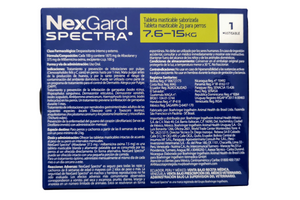 NexGard Spectra 7.6 a 15 kg