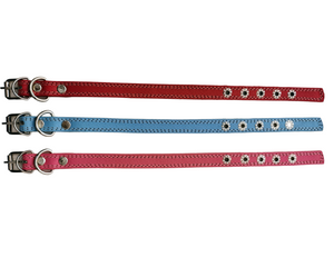 Collar de piel colores #2 47cm