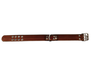 Collar de piel una argolla reforzado #1 60cm