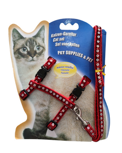 Pechera con correa para Gatos