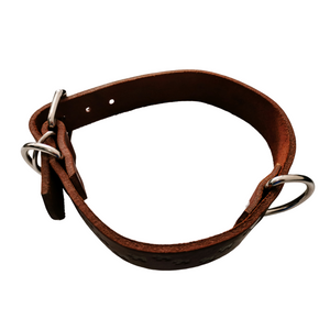 Collar de piel doble tirón #7