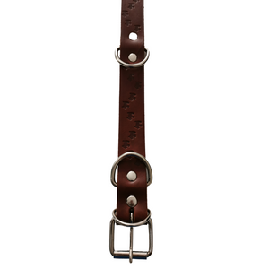 Collar de piel doble tirón #7