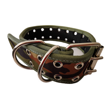 Cargar imagen en el visor de la galería, Collar Ancho de Loneta Reforzado para Razas Grandes - Estilo Camuflaje (65 cm)
