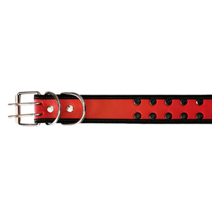 Collar Ancho de Neopreno para Razas Grandes - Color Negro (65 cm)