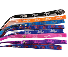 Cargar imagen en el visor de la galería, Pechera y correa pequeña estampado perritos
