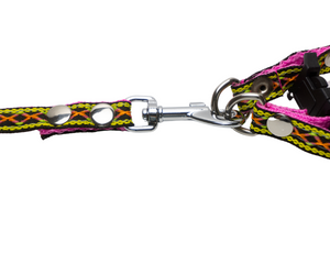 Pechera con correa chica estilo huichol