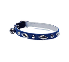 Cargar imagen en el visor de la galería, Collar con cascabel mezclilla 1x30 cm
