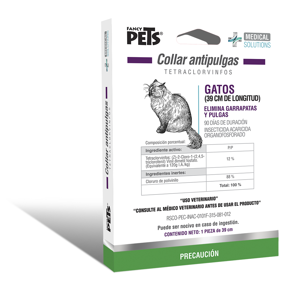 COLLAR ANTIPULGAS PARA GATO MEDICAL SOLUTIONS