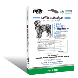COLLAR ANTIPULGAS PARA PERRO MEDICAL SOLUTIONS RAZAS GRANDES