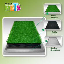 Cargar imagen en el visor de la galería, Tapete pasto sintetico DOGGIE GRASS Grande
