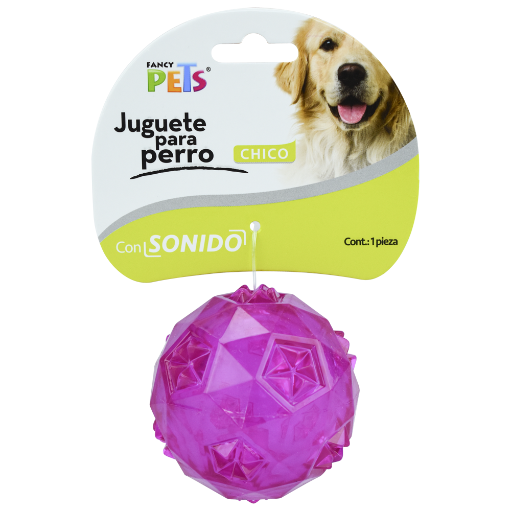 JUGUETE PELOTA PRISMA CON SONIDO CHICO