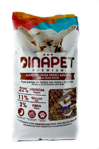 🦴 Dinapet Premium Adulto 20 kg – Alimento Seco para Perros | Alta Proteína + Piel Sana + Digestión Óptima