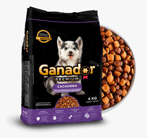 Ganador premium cachorro razas medianas y grandres 20k
