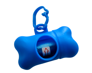 Dispensador de bolsas en forma de hueso