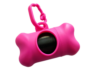 Dispensador de bolsas en forma de hueso