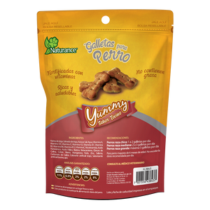 Premio Galletas para perro Yummy sabor tocino