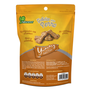 Premio Galletas para perro Yummy sabor pollo