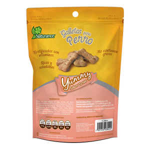 Premio Galletas para perro Yummy sabor carne